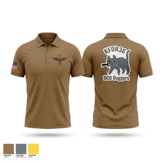 Short Sleeve Performance Polo, DCO Daggers, National Guard, Teamtime, Team time, sublimation, custom sports apparel, team uniforms, spirit wear, spiritwear, sports uniforms, custom shirts, team store, custom team store, fundraiser sports, apparel fundraiser