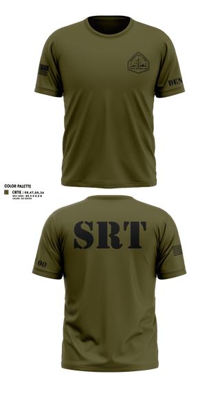 Short Sleeve Performance Shirt, Denver Special Response Team, Police, Teamtime, Team time, sublimation, custom sports apparel, team uniforms, spirit wear, spiritwear, sports uniforms, custom shirts, team store, custom team store, fundraiser sports, apparel fundraiser