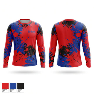 Long Sleeve Performance Shirt, Strikers, Wrestling, Teamtime, Team time, sublimation, custom sports apparel, team uniforms, spirit wear, spiritwear, sports uniforms, custom shirts, team store, custom team store, fundraiser sports, apparel fundraiser