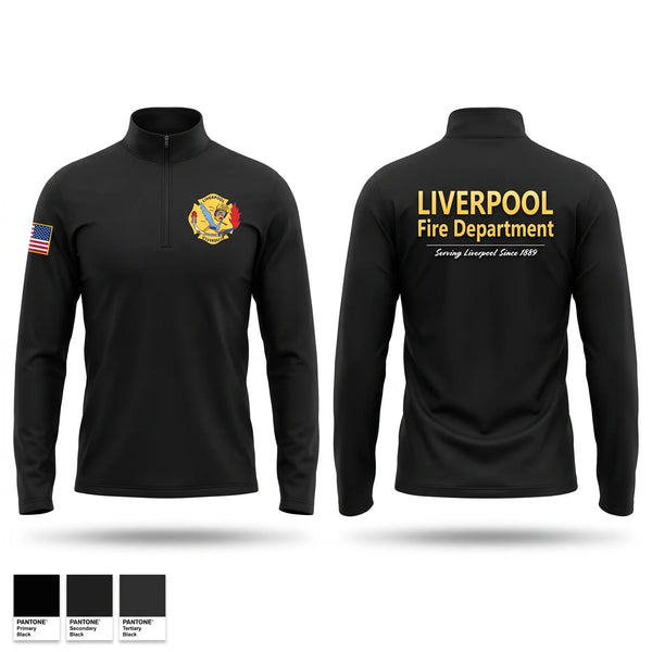 Windbreaker, LIVERPOOL, Fire Department, Teamtime, Team time, sublimation, custom sports apparel, team uniforms, spirit wear, spiritwear, sports uniforms, custom shirts, team store, custom team store, fundraiser sports, apparel fundraiser
