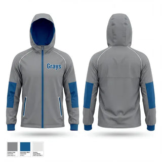 Windbreaker, Grays (like the old Negro League team), Baseball, Teamtime, Team time, sublimation, custom sports apparel, team uniforms, spirit wear, spiritwear, sports uniforms, custom shirts, team store, custom team store, fundraiser sports, apparel fundraiser