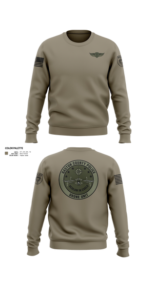Crew Neck Sweatshirt, Drone Unit, Police, Teamtime, Team time, sublimation, custom sports apparel, team uniforms, spirit wear, spiritwear, sports uniforms, custom shirts, team store, custom team store, fundraiser sports, apparel fundraiser