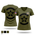 Crawford county Kansas detectives 59139208 Women's Short Sleeve V-neck Shirt - 1
