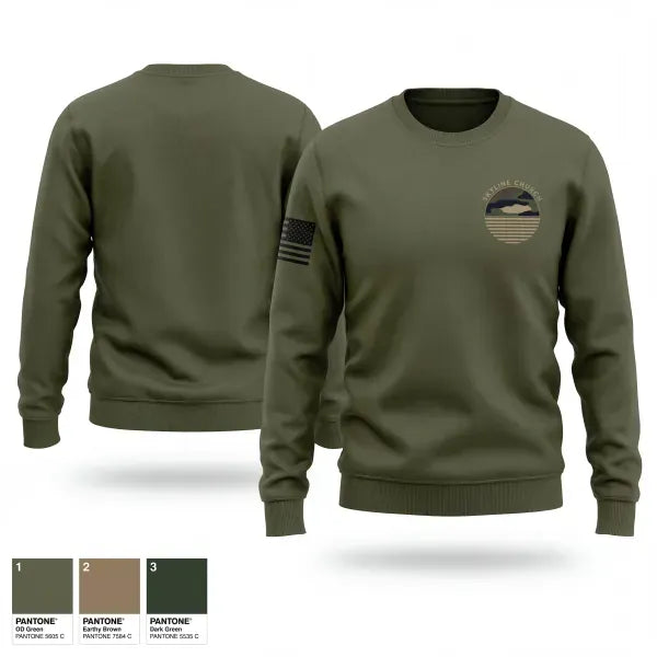 Crew Neck Sweatshirt, Skyline Men, Space Force, Teamtime, Team time, sublimation, custom sports apparel, team uniforms, spirit wear, spiritwear, sports uniforms, custom shirts, team store, custom team store, fundraiser sports, apparel fundraiser