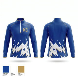 Quarter Zip Jacket, KC, Baseball, Teamtime, Team time, sublimation, custom sports apparel, team uniforms, spirit wear, spiritwear, sports uniforms, custom shirts, team store, custom team store, fundraiser sports, apparel fundraiser