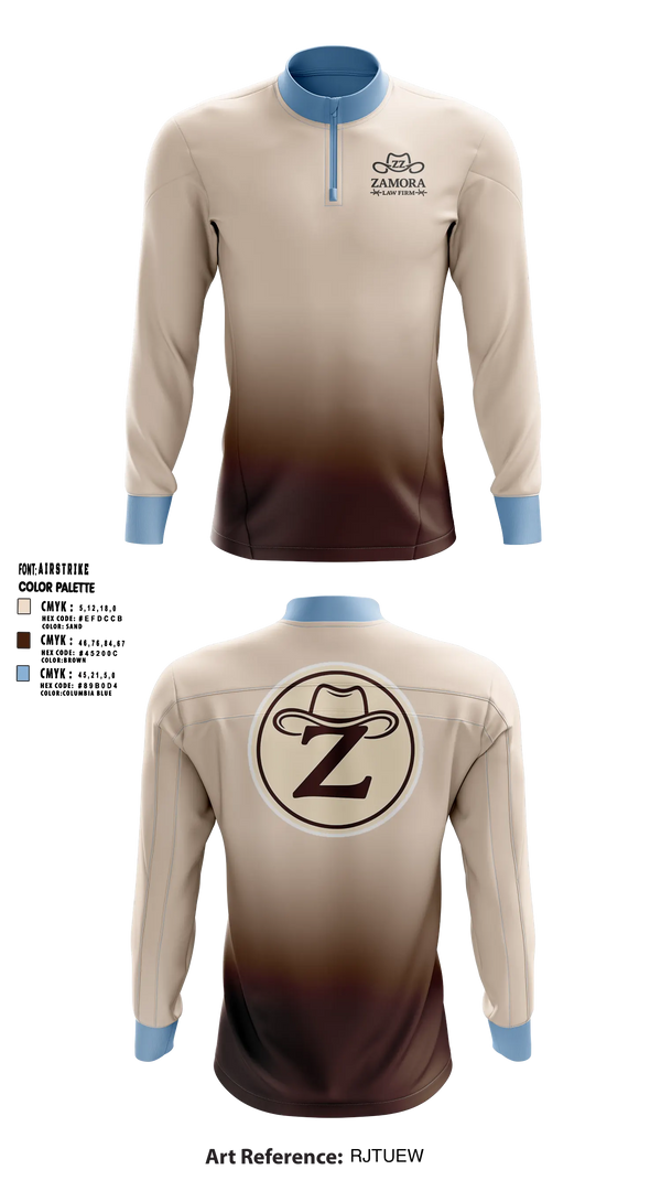 Quarter Zip Jacket, Zamora Law Firm, , Teamtime, Team time, sublimation, custom sports apparel, team uniforms, spirit wear, spiritwear, sports uniforms, custom shirts, team store, custom team store, fundraiser sports, apparel fundraiser