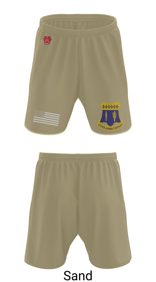 Athletic Shorts With Pockets, A co 1/109, National Guard, Teamtime, Team time, sublimation, custom sports apparel, team uniforms, spirit wear, spiritwear, sports uniforms, custom shirts, team store, custom team store, fundraiser sports, apparel fundraiser