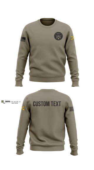 Crew Neck Sweatshirt, Bravo Company, 401st Cyber Battalion, Army, Teamtime, Team time, sublimation, custom sports apparel, team uniforms, spirit wear, spiritwear, sports uniforms, custom shirts, team store, custom team store, fundraiser sports, apparel fundraiser