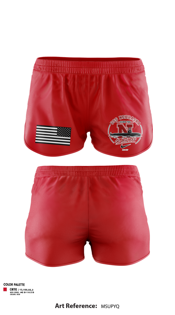 Ranger Panties, USS Nebraska, Navy, Teamtime, Team time, sublimation, custom sports apparel, team uniforms, spirit wear, spiritwear, sports uniforms, custom shirts, team store, custom team store, fundraiser sports, apparel fundraiser