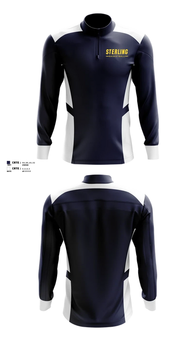 Sterling Boys Basketball Quarter Zip Jacket - 21