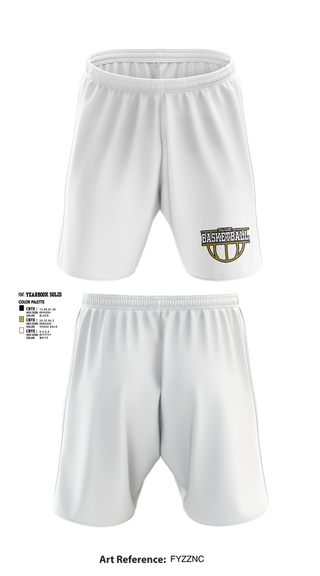 Athletic Shorts With Pockets, Ball Placement, Men's Basketball, Teamtime, Team time, sublimation, custom sports apparel, team uniforms, spirit wear, spiritwear, sports uniforms, custom shirts, team store, custom team store, fundraiser sports, apparel fundraiser