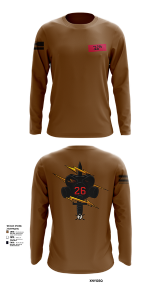 Long Sleeve Performance Shirt, 26th CM Co, , Teamtime, Team time, sublimation, custom sports apparel, team uniforms, spirit wear, spiritwear, sports uniforms, custom shirts, team store, custom team store, fundraiser sports, apparel fundraiser