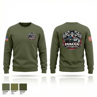 Crew Neck Sweatshirt, INMAN TACTICAL DRIVING SYSTEMS, Police, Teamtime, Team time, sublimation, custom sports apparel, team uniforms, spirit wear, spiritwear, sports uniforms, custom shirts, team store, custom team store, fundraiser sports, apparel fundraiser