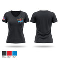 Lucky charm 3357 Women's Short Sleeve V-neck Shirt - 1