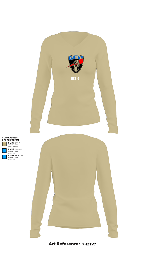 Womens Long Sleeve Vneck Shirt, Det 4, , Teamtime, Team time, sublimation, custom sports apparel, team uniforms, spirit wear, spiritwear, sports uniforms, custom shirts, team store, custom team store, fundraiser sports, apparel fundraiser