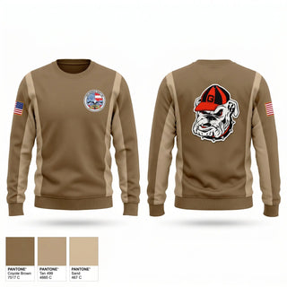 Crew Neck Sweatshirt, USS GEORGIA, Navy, Teamtime, Team time, sublimation, custom sports apparel, team uniforms, spirit wear, spiritwear, sports uniforms, custom shirts, team store, custom team store, fundraiser sports, apparel fundraiser