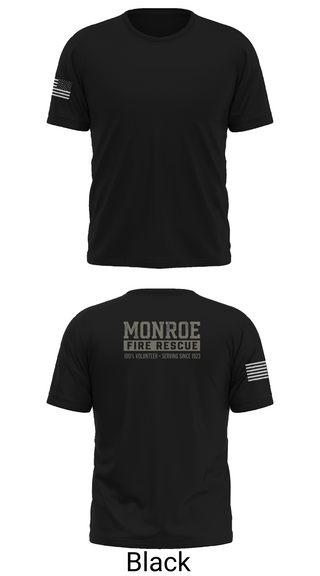 Short Sleeve Performance Shirt, Monroe Fire Rescue, Fire Department, Teamtime, Team time, sublimation, custom sports apparel, team uniforms, spirit wear, spiritwear, sports uniforms, custom shirts, team store, custom team store, fundraiser sports, apparel fundraiser