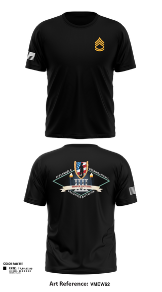 Old School Cotton Feel Shirt, Personnel and Organizational Readiness Battalion, National Guard, Teamtime, Team time, sublimation, custom sports apparel, team uniforms, spirit wear, spiritwear, sports uniforms, custom shirts, team store, custom team store, fundraiser sports, apparel fundraiser