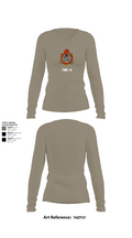 FMS #9 18239341 Women's Long Sleeve V-neck Shirt - 62
