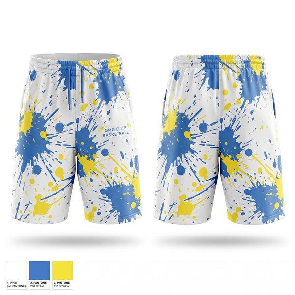 Mens Reversible Basketball Shorts, OMG ELITE, Men's Basketball, Teamtime, Team time, sublimation, custom sports apparel, team uniforms, spirit wear, spiritwear, sports uniforms, custom shirts, team store, custom team store, fundraiser sports, apparel fundraiser