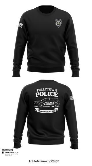 Crew Neck Sweatshirt, Tullytown Police, Police, Teamtime, Team time, sublimation, custom sports apparel, team uniforms, spirit wear, spiritwear, sports uniforms, custom shirts, team store, custom team store, fundraiser sports, apparel fundraiser