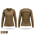 166 Civil Engineer Women's Long Sleeve V-neck Shirt - 1