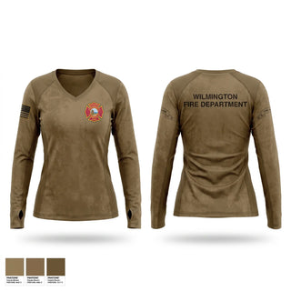 Womens Long Sleeve Vneck Shirt, 166 Civil Engineer, Air Force, Teamtime, Team time, sublimation, custom sports apparel, team uniforms, spirit wear, spiritwear, sports uniforms, custom shirts, team store, custom team store, fundraiser sports, apparel fundraiser