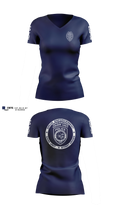 Robstown Police Department Organized Crime Unit Women's Short Sleeve V-neck Shirt - 11