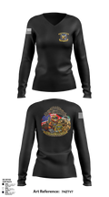 37TH Women's Long Sleeve V-neck Shirt - 5