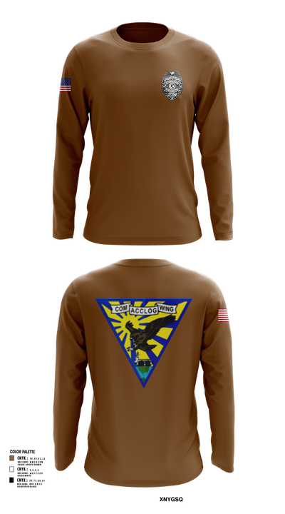 ACCLOGWING SECURITY 78788220 Long Sleeve Performance Shirt 1