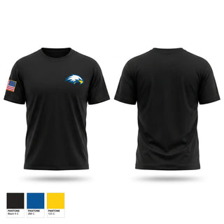 Old School Cotton Feel Shirt, Ruskin Highschool MCJROTC, Marines, Teamtime, Team time, sublimation, custom sports apparel, team uniforms, spirit wear, spiritwear, sports uniforms, custom shirts, team store, custom team store, fundraiser sports, apparel fundraiser