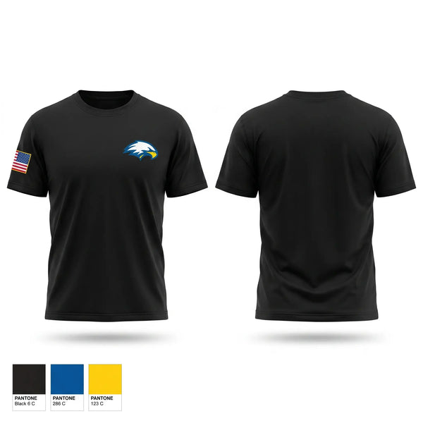 Old School Cotton Feel Shirt, Ruskin Highschool MCJROTC, Marines, Teamtime, Team time, sublimation, custom sports apparel, team uniforms, spirit wear, spiritwear, sports uniforms, custom shirts, team store, custom team store, fundraiser sports, apparel fundraiser