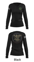 Military Funeral Honors 6797684 Women's Long Sleeve V-neck Shirt - 37