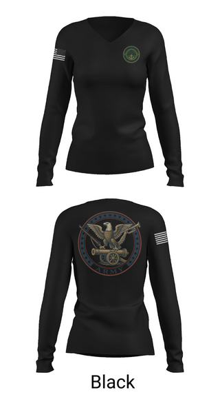 Womens Long Sleeve Vneck Shirt, Military Funeral Honors, , Teamtime, Team time, sublimation, custom sports apparel, team uniforms, spirit wear, spiritwear, sports uniforms, custom shirts, team store, custom team store, fundraiser sports, apparel fundraiser