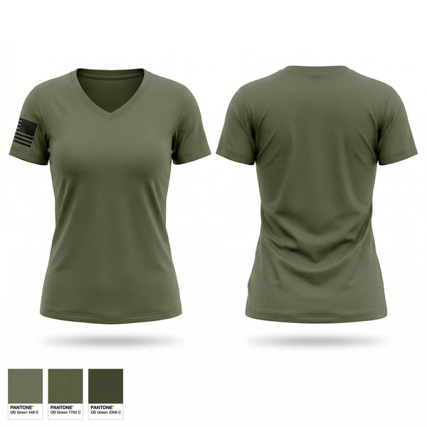 Womens Short Sleeve Vneck Shirt, MWHS-1, Marines, Teamtime, Team time, sublimation, custom sports apparel, team uniforms, spirit wear, spiritwear, sports uniforms, custom shirts, team store, custom team store, fundraiser sports, apparel fundraiser