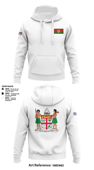 Hoodie, Republic Of Fiji Military Forces, Army, Teamtime, Team time, sublimation, custom sports apparel, team uniforms, spirit wear, spiritwear, sports uniforms, custom shirts, team store, custom team store, fundraiser sports, apparel fundraiser