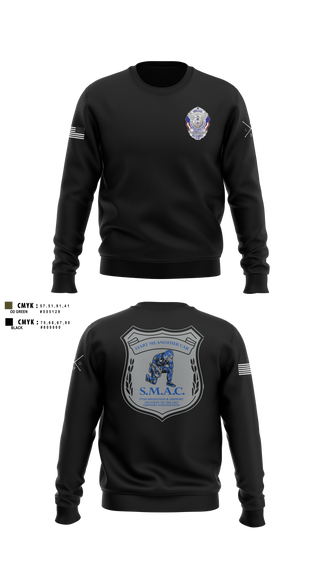 Crew Neck Sweatshirt, LEO Support Foundation, Police, Teamtime, Team time, sublimation, custom sports apparel, team uniforms, spirit wear, spiritwear, sports uniforms, custom shirts, team store, custom team store, fundraiser sports, apparel fundraiser