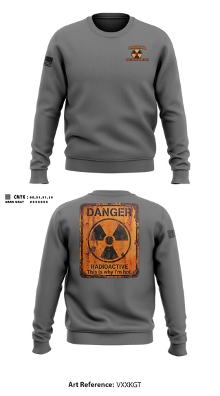 Crew Neck Sweatshirt, PHX NUC MED, Air Force, Teamtime, Team time, sublimation, custom sports apparel, team uniforms, spirit wear, spiritwear, sports uniforms, custom shirts, team store, custom team store, fundraiser sports, apparel fundraiser