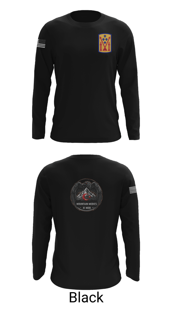 Long Sleeve Performance Shirt, 11th MDB, Army, Teamtime, Team time, sublimation, custom sports apparel, team uniforms, spirit wear, spiritwear, sports uniforms, custom shirts, team store, custom team store, fundraiser sports, apparel fundraiser