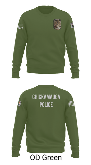 Crew Neck Sweatshirt, Chickamauga Police, , Teamtime, Team time, sublimation, custom sports apparel, team uniforms, spirit wear, spiritwear, sports uniforms, custom shirts, team store, custom team store, fundraiser sports, apparel fundraiser