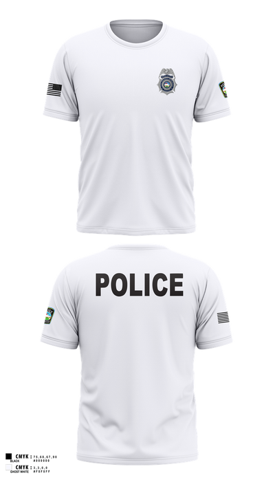 Colorado Springs Police Department 84978371 Old School Cotton Feel Shirt - 101