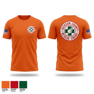 Short Sleeve Performance Shirt, Jackson County Rescue Squad, EMS/EMT, Teamtime, Team time, sublimation, custom sports apparel, team uniforms, spirit wear, spiritwear, sports uniforms, custom shirts, team store, custom team store, fundraiser sports, apparel fundraiser