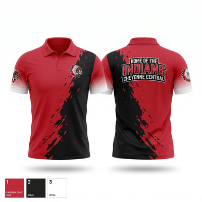 Cheyenne Central Short Sleeve Performance Polo - 1