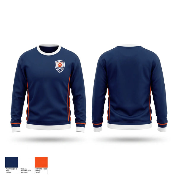 Crew Neck Sweatshirt, Delmar, Men's Soccer, Teamtime, Team time, sublimation, custom sports apparel, team uniforms, spirit wear, spiritwear, sports uniforms, custom shirts, team store, custom team store, fundraiser sports, apparel fundraiser