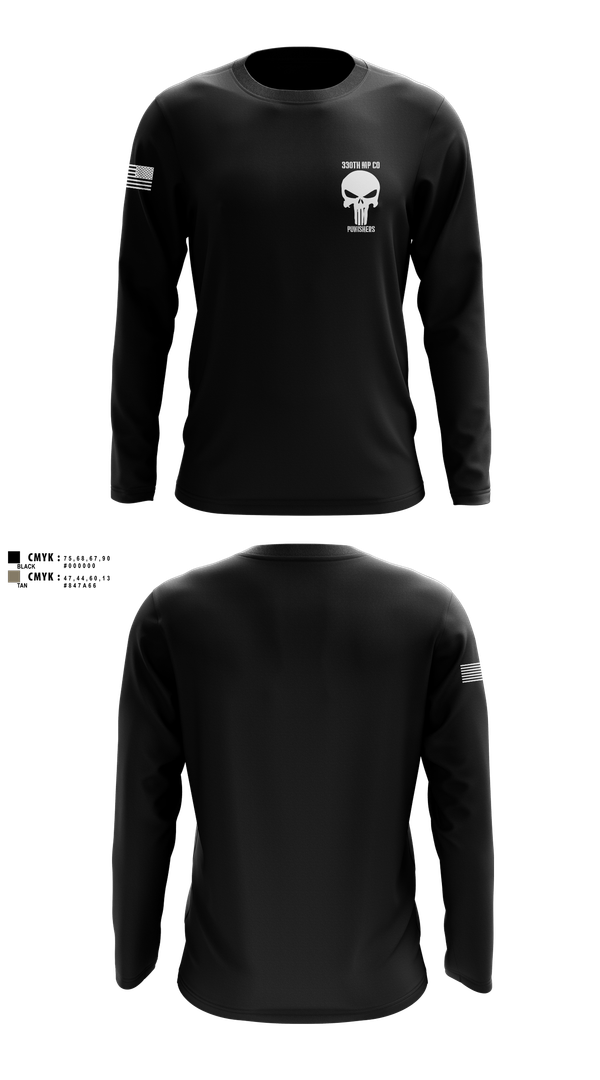 Long Sleeve Performance Shirt, 330th MP Co, National Guard, Teamtime, Team time, sublimation, custom sports apparel, team uniforms, spirit wear, spiritwear, sports uniforms, custom shirts, team store, custom team store, fundraiser sports, apparel fundraiser