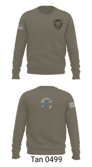 Crew Neck Sweatshirt, District 4 D Squad, Police, Teamtime, Team time, sublimation, custom sports apparel, team uniforms, spirit wear, spiritwear, sports uniforms, custom shirts, team store, custom team store, fundraiser sports, apparel fundraiser