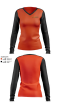 Delmarva Heat 37299323 Women's Long Sleeve V-neck Shirt - 2