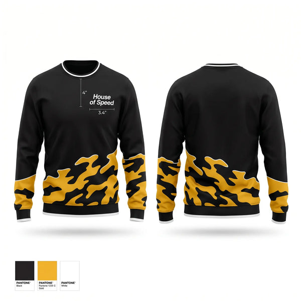 Crew Neck Sweatshirt, House of Speed, Track & Field, Teamtime, Team time, sublimation, custom sports apparel, team uniforms, spirit wear, spiritwear, sports uniforms, custom shirts, team store, custom team store, fundraiser sports, apparel fundraiser