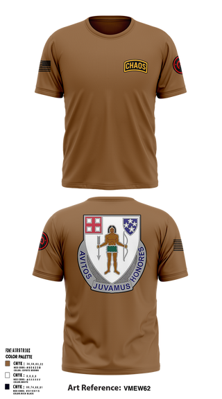 Short Sleeve Performance Shirt, Chaos Company, 1-182 Infantry, , Teamtime, Team time, sublimation, custom sports apparel, team uniforms, spirit wear, spiritwear, sports uniforms, custom shirts, team store, custom team store, fundraiser sports, apparel fundraiser