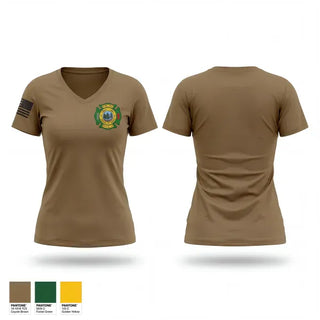 Womens Short Sleeve Vneck Shirt, Pine Township Engine Company, Fire Department, Teamtime, Team time, sublimation, custom sports apparel, team uniforms, spirit wear, spiritwear, sports uniforms, custom shirts, team store, custom team store, fundraiser sports, apparel fundraiser